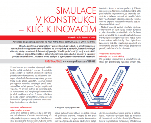 MM Spektrum: Simulace v konstrukci - klíč k inovacím