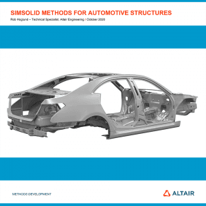 SimSolid methods for automotive structures