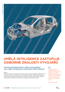 Altair / BMW - Customer story: AI zastupuje odborné znalosti vývojářů