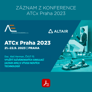 ATCx 2023 – Vyuziti slévárenských simulací k vývoji nových technologií – Aleš Herman, ČVUT FS