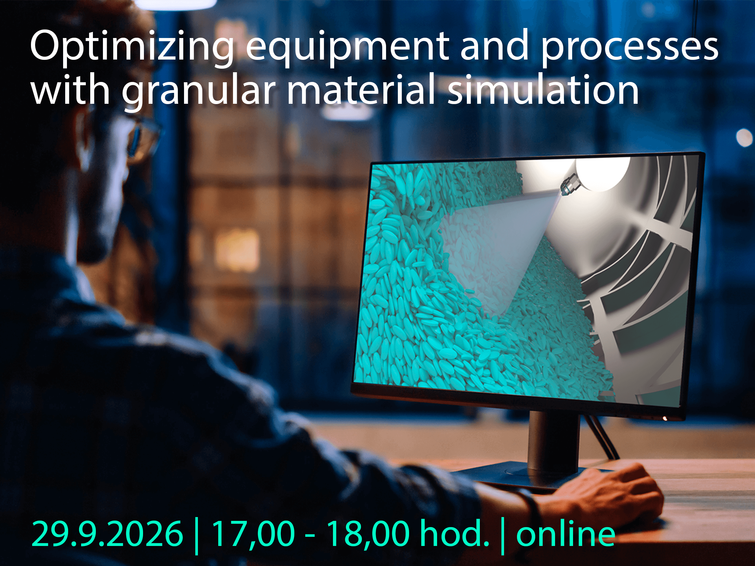 Optimizing equipment and processes with granular material simulation – webinar
